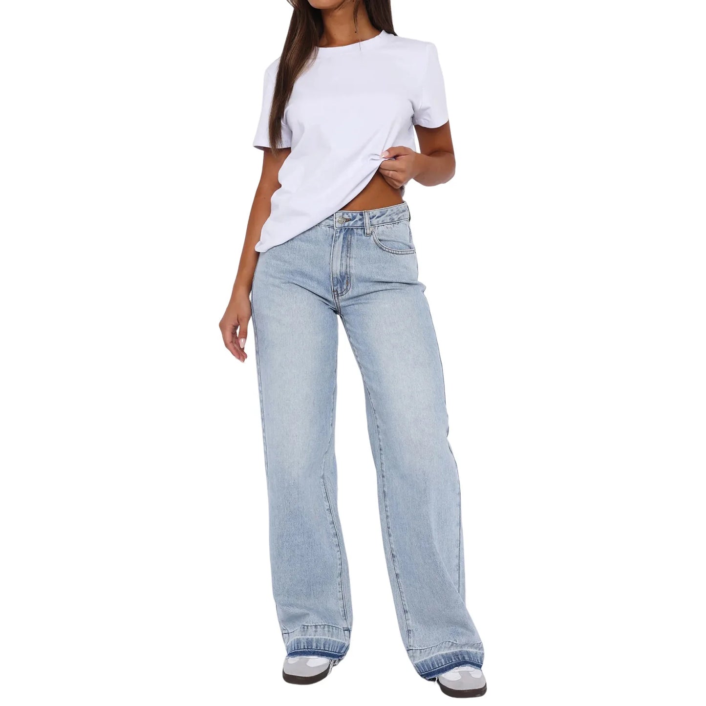 Thalia Jeans – Classic Loose Fit Straight Denim