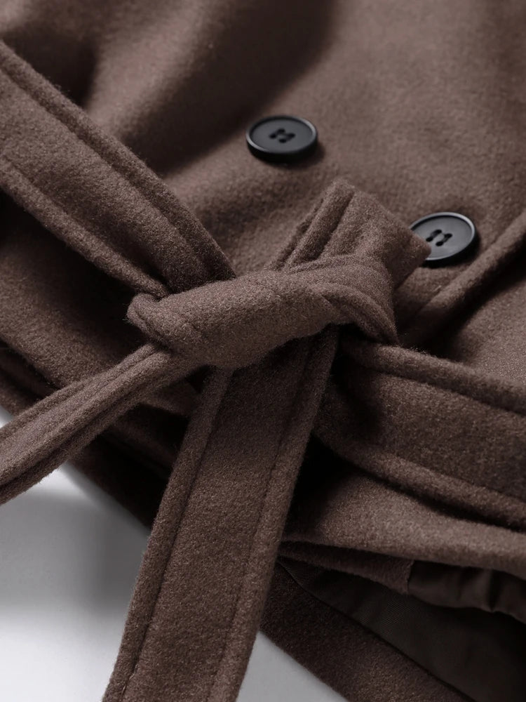 Amelia Coat – Cropped Oversized Trench