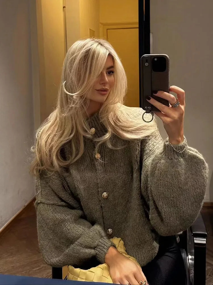 Selina Cardigan – Relaxed Oversized Button-Up