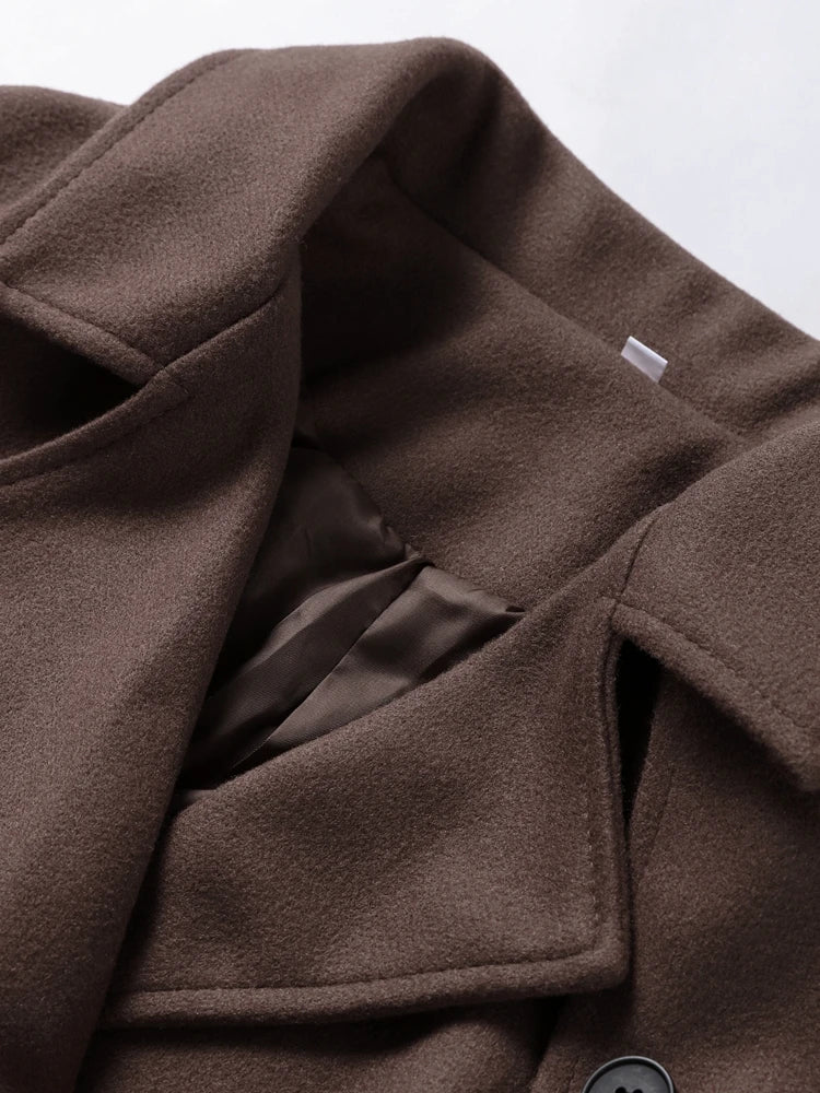 Amelia Coat – Cropped Oversized Trench