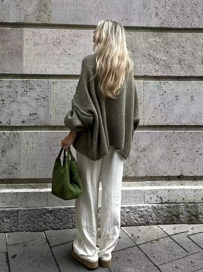 Selina Cardigan – Relaxed Oversized Button-Up