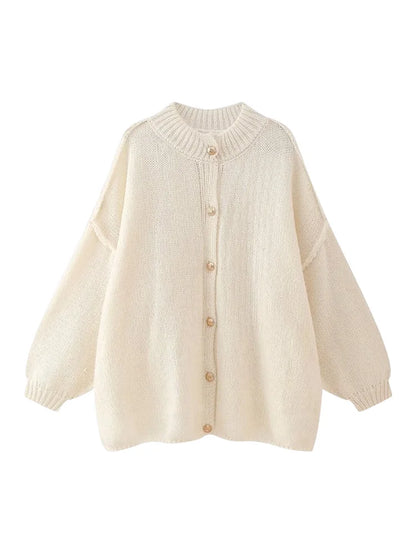Selina Cardigan – Relaxed Oversized Button-Up