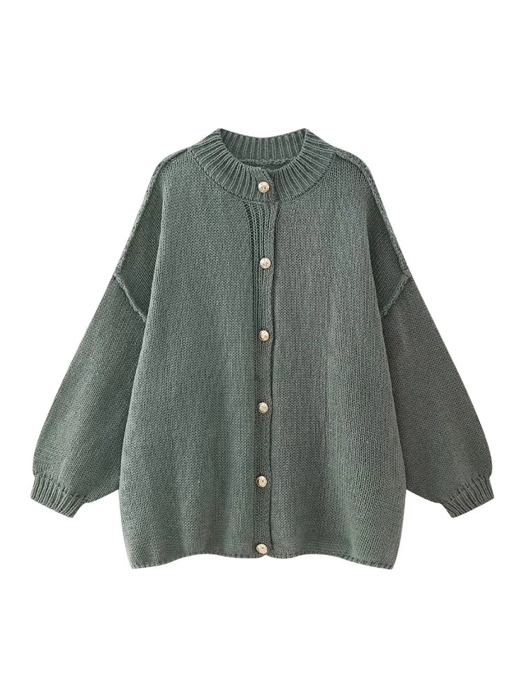 Selina Cardigan – Relaxed Oversized Button-Up
