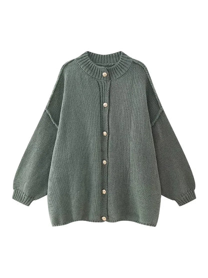 Selina Cardigan – Relaxed Oversized Button-Up