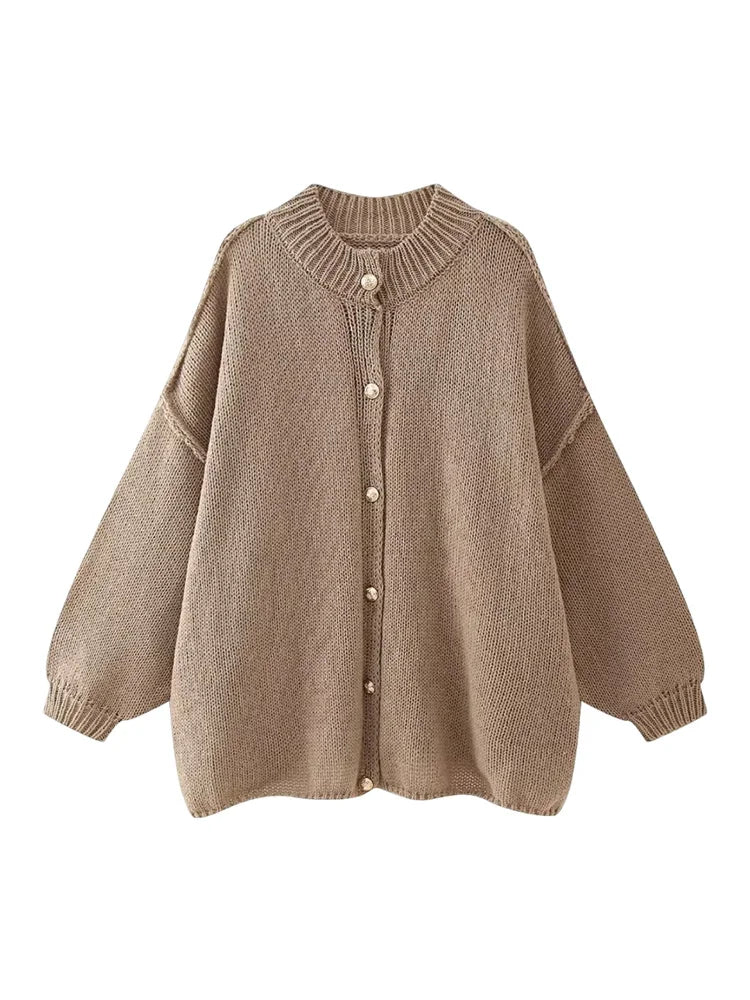 Selina Cardigan – Relaxed Oversized Button-Up