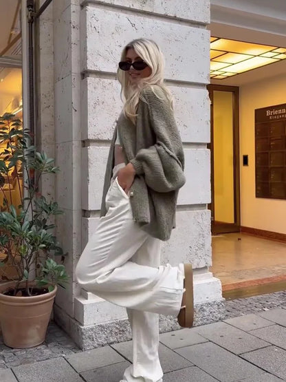 Selina Cardigan – Relaxed Oversized Button-Up