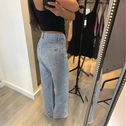 Odessa Jeans – Trendy High Waist Wide Leg Denim